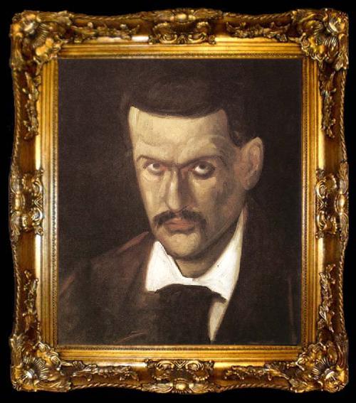 framed  Paul Cezanne Autoportrait, ta009-2